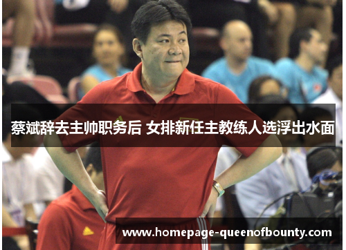 蔡斌辞去主帅职务后 女排新任主教练人选浮出水面
